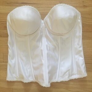 EMPIRE INTIMATES White Corset with Hook and Eye Closure  36D